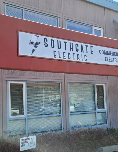 Southgate Electric outside office entrance 2025